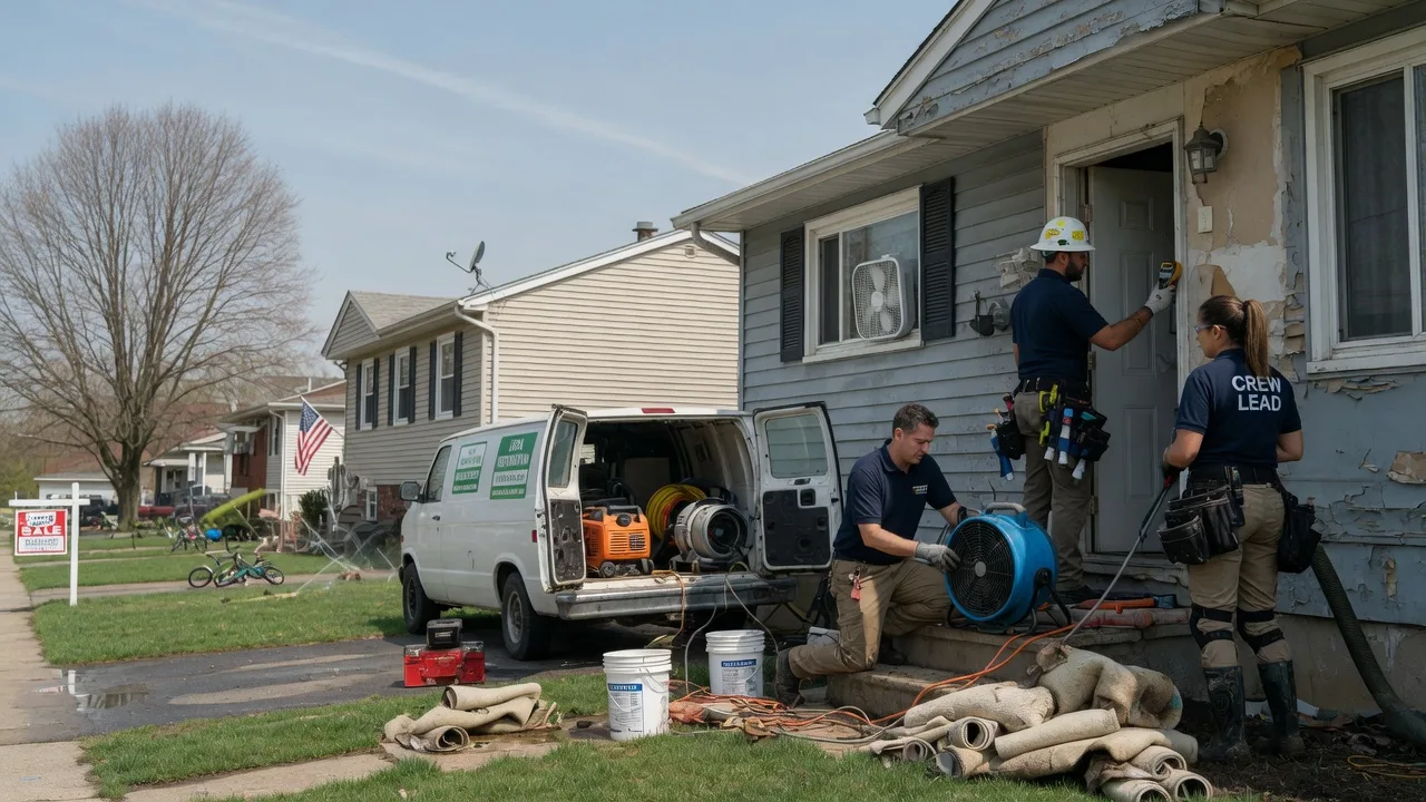 Flood Cleanup in Bellefontaine, OH near me